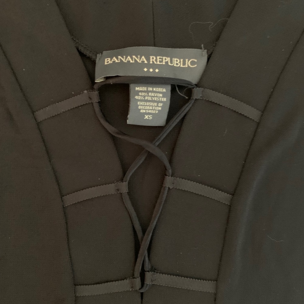 Banana Republic Black Raton Knit Dress